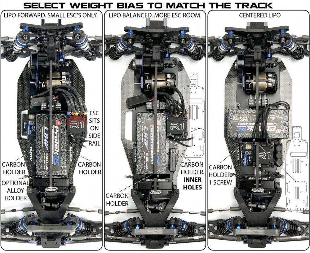 Exotek CB6 CARPET CHASSIS CONVERSION SET FOR B6 3 House Of RC exotek-cb6-carpet-chassis-conversion-set-for-b6-3-house-of-rc