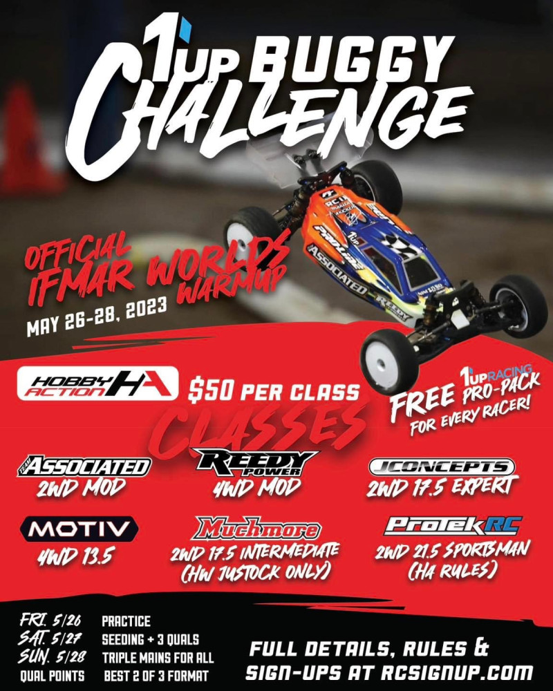 1UP Buggy Challenge Signup House of RC